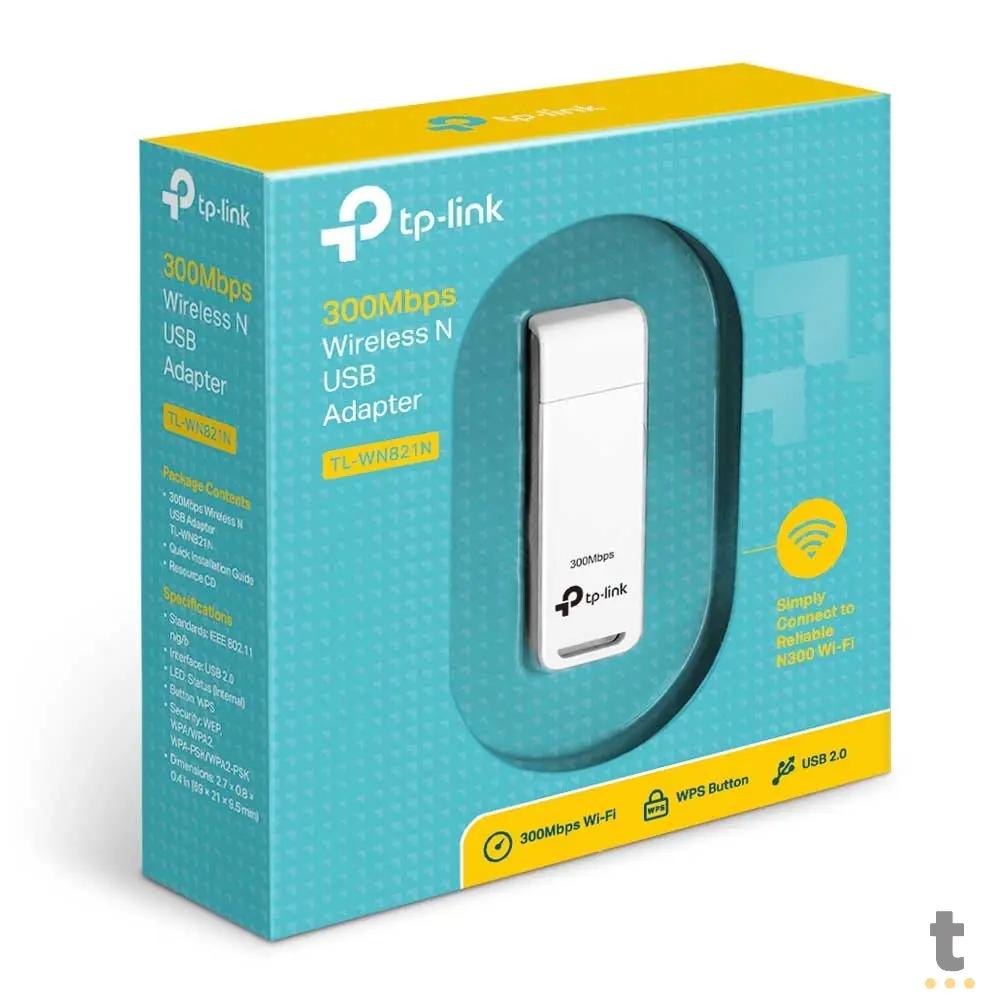 Adaptador Usb Wireless Tp-Link TL-WN821N 300mbps Truedata